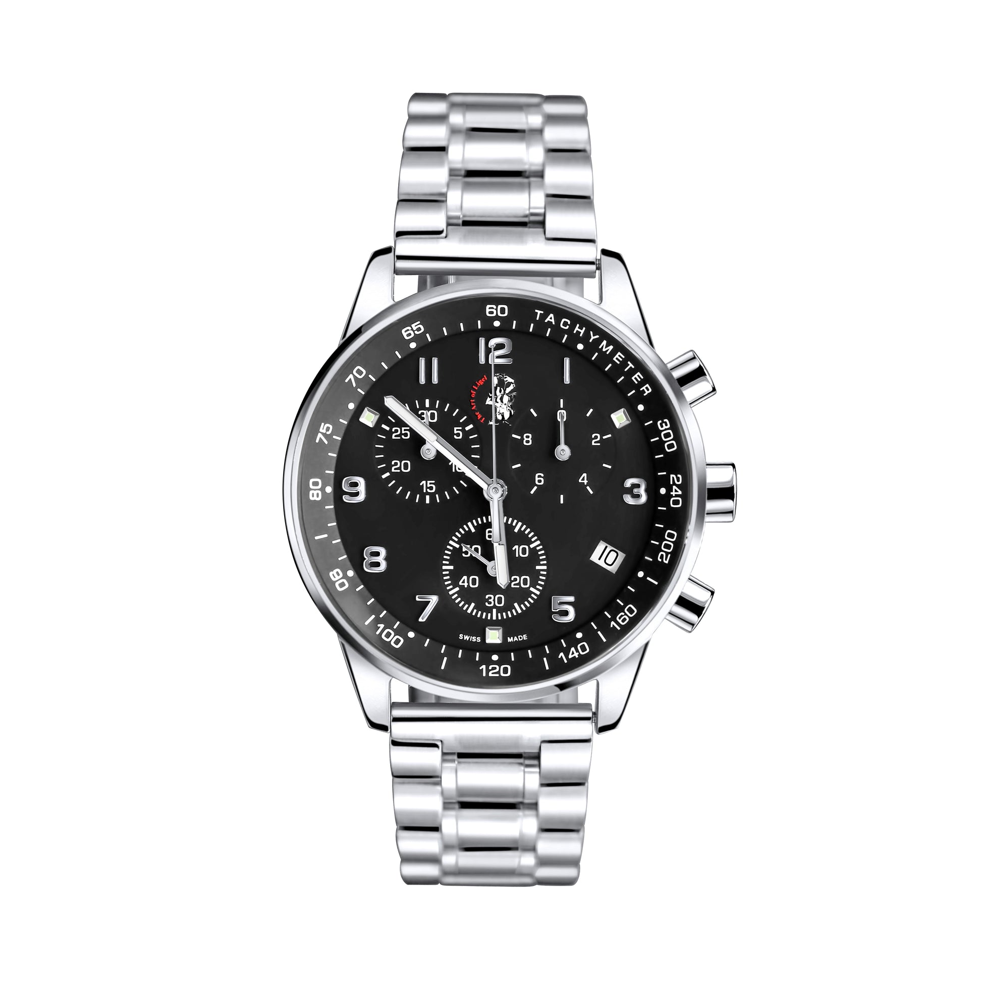 The Stainless Steel Cosmos Red Eye AND the Arena Black Dial - TAL WATCHES