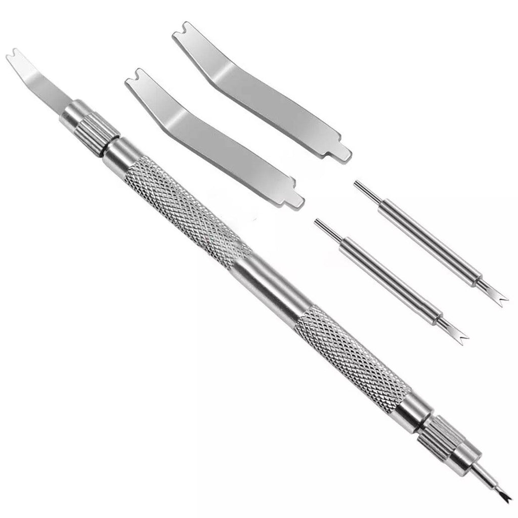 Silver Stainless Steel Double-ended Watch Band / Strap/ Link Pin Pusher Spring Bar Remover/Repair - TAL WATCHES