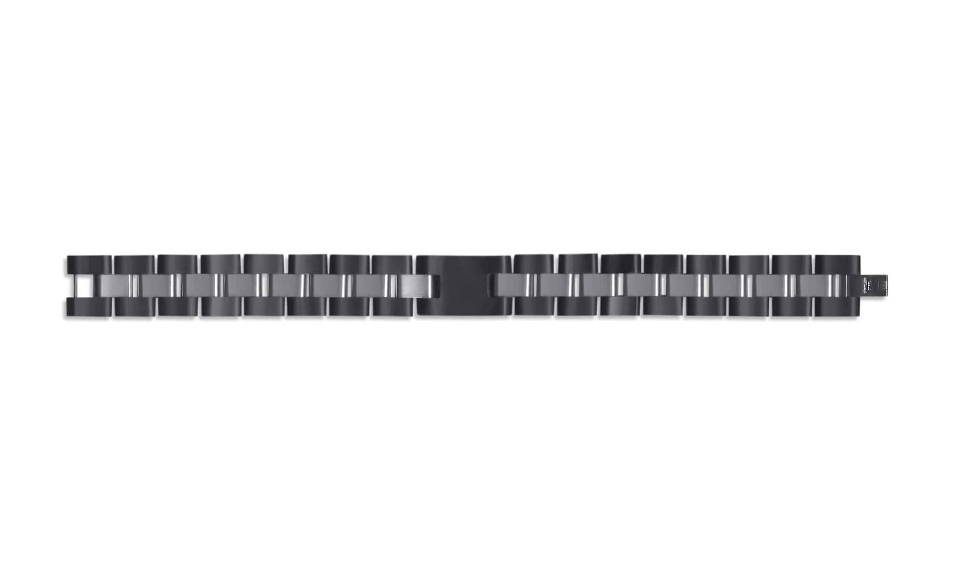TAL WATCHES - Bassy Bracelet in Stainless Steel & Dark Walnut - TAL WATCHES