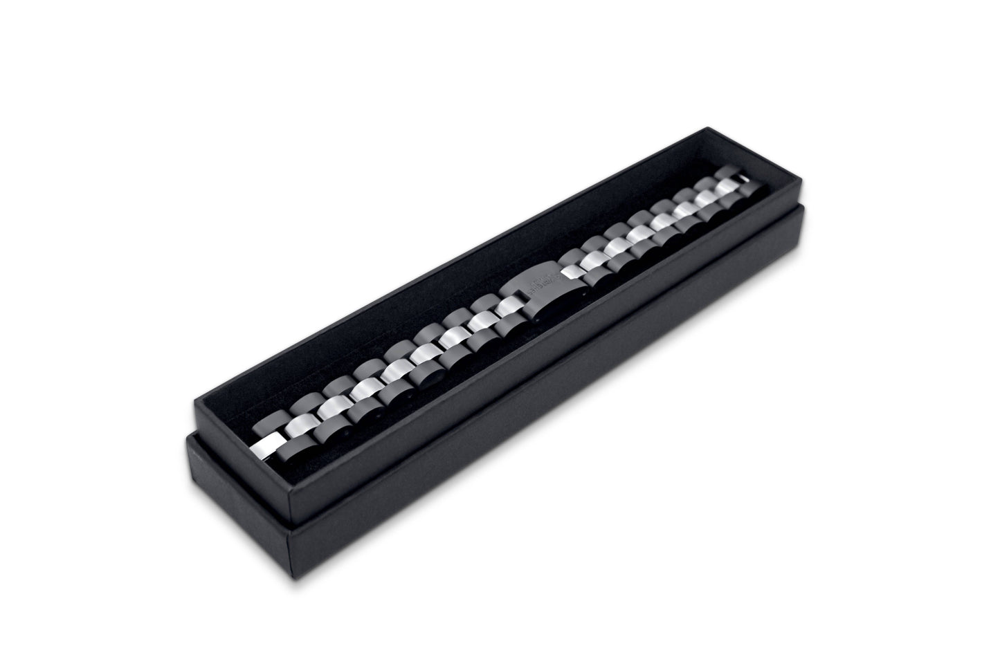 TAL WATCHES - Bassy Bracelet in Stainless Steel & Dark Walnut - TAL WATCHES