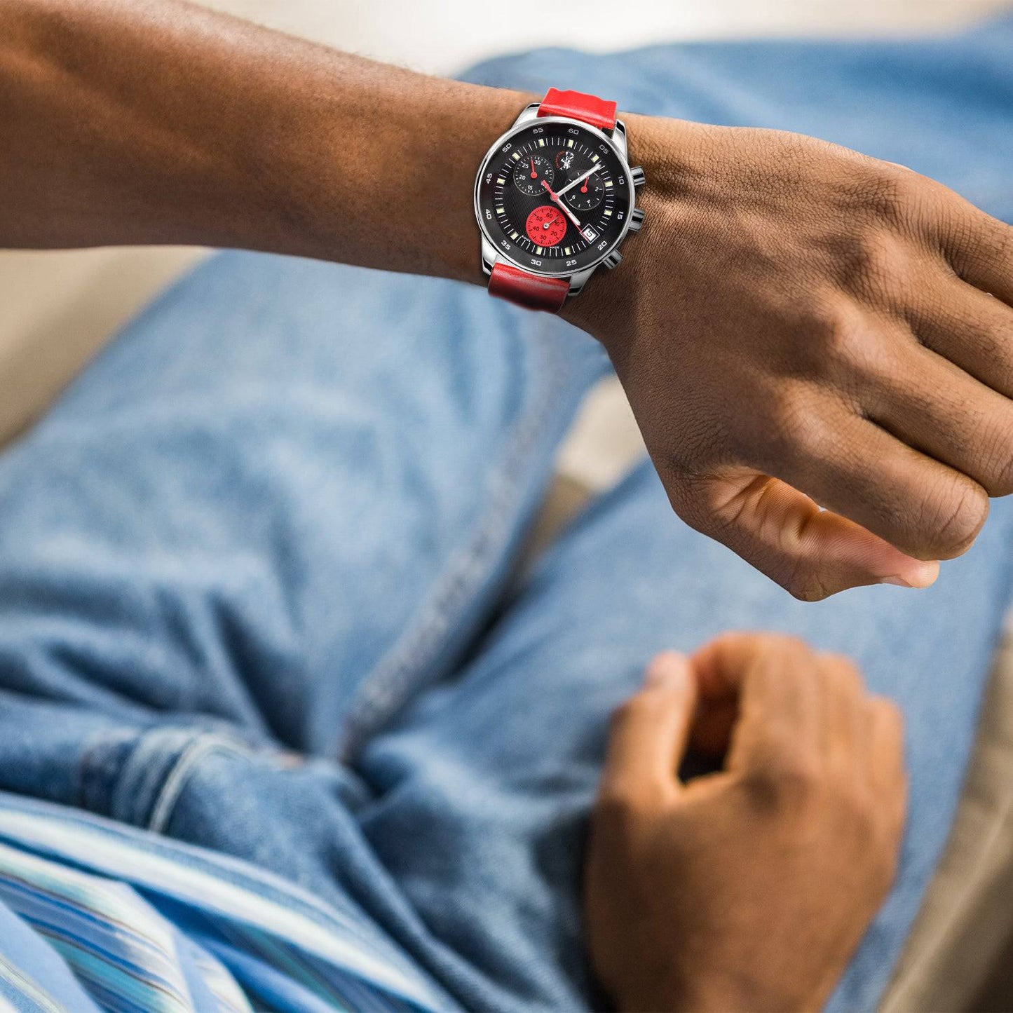 TAL Gentleman’s Timepiece Chronograph Cosmos - Red Eye - TAL WATCHES