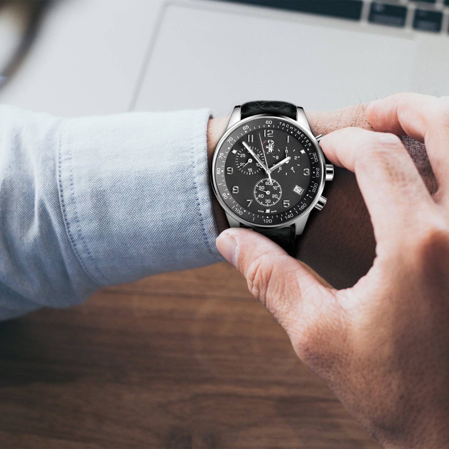TAL Gentleman's Timepiece Classic Arena - Black Dial - TAL WATCHES