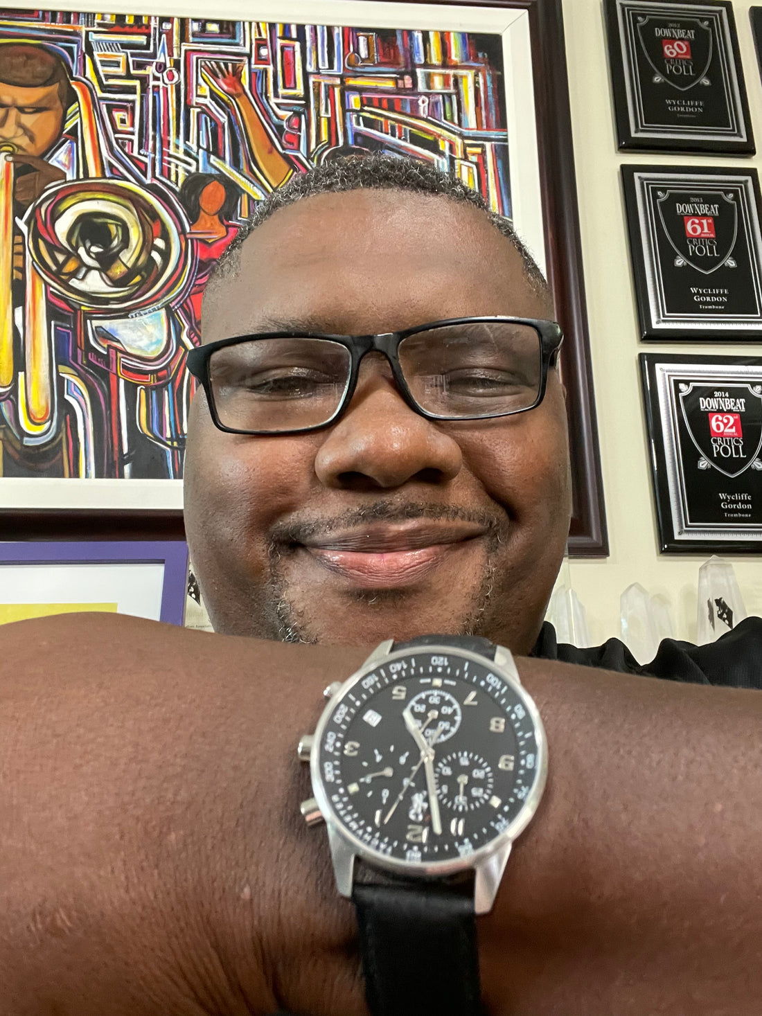 Wycliffe Gordon - TAL Gentleman's Timepiece Classic Arena - Black Dial