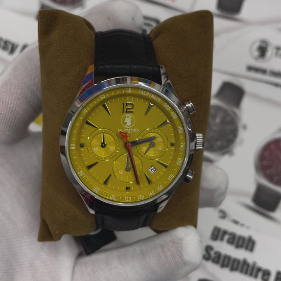 Chronograph Sapphire Bassy in Yellow