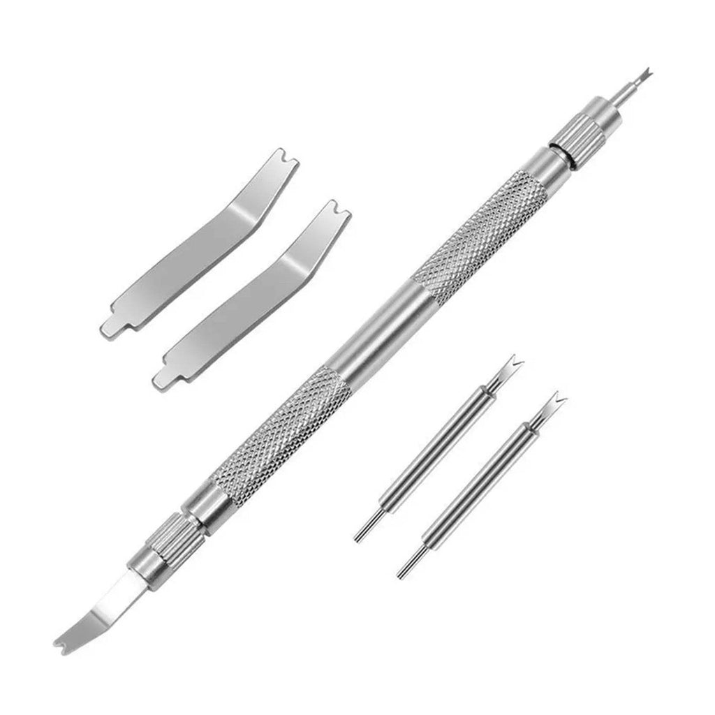 Silver Stainless Steel Double-ended Watch Band / Strap/ Link Pin Pusher Spring Bar Remover/Repair - TAL WATCHES
