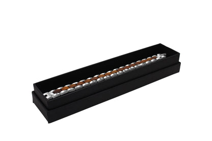 TAL WATCHES - Bassy Bracelet in Stainless Steel & Walnut - TAL WATCHES