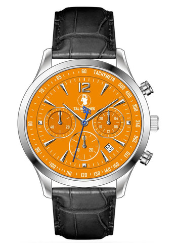 Chronograph Sapphire Bassy in Orange - TAL WATCHES