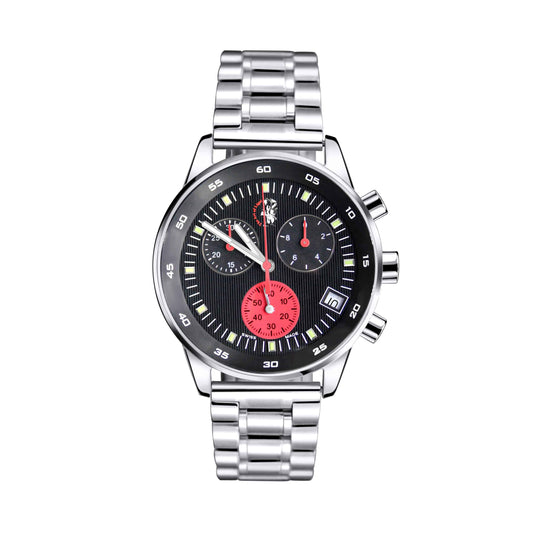 TAL Gentleman’s Timepiece Stainless Steel Chronograph Cosmos - Red Eye - TAL WATCHES