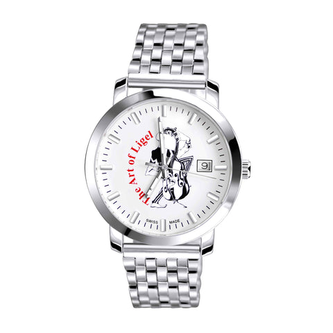 TAL Gentleman’s Timepiece - Classic Stainless Steel White Dial - TAL WATCHES
