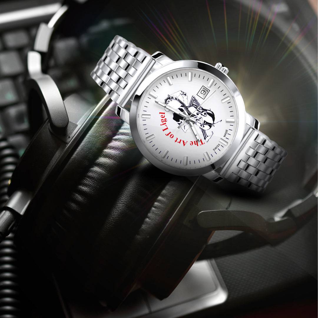 TAL Gentleman’s Timepiece - Classic Stainless Steel White Dial - TAL WATCHES