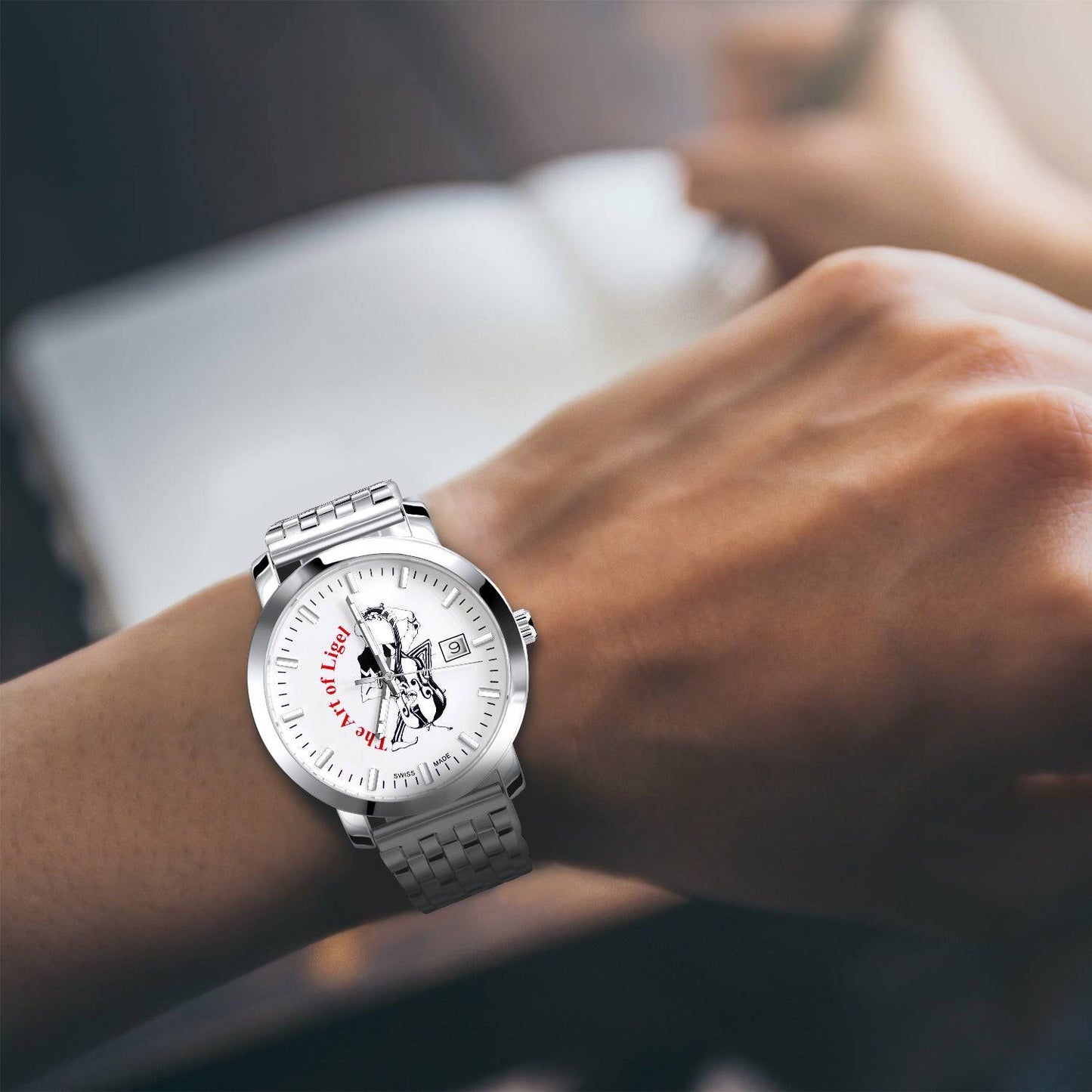 TAL Gentleman’s Timepiece - Classic Stainless Steel White Dial - TAL WATCHES