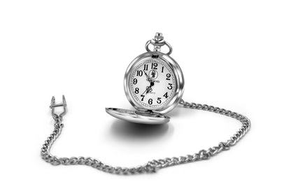 Simple Bass Adult Pocket Analog Quartz Watch - Silver - TAL WATCHES